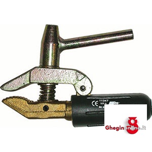 MORSETTI A VITE CON AGGANCIO CAVO RIVESTITO DI GOMMA ISOLANTE 3281E MORSETTI A VITE arc weldings accessories Prod. SCU