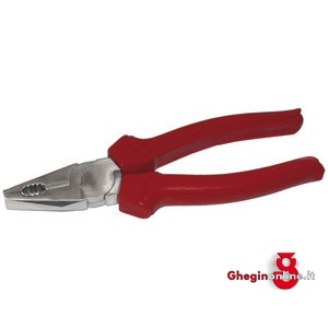 PINZE UNIVERSALI TESTA CROMATA IMPUGNATURE ISOLATE PER FILO DURO 330A 200 PINZE UNIVERSALI combination pliers Prod. SCU