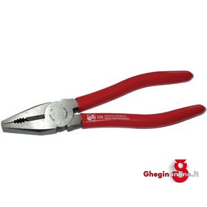 PINZE UNIVERSALI TESTA LUCIDA IMPUGNATURE PLASTIFICATE 332GA 200 PINZE UNIVERSALI combination pliers Prod. SCU
