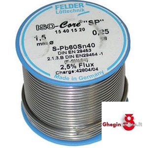 SALDATURA A STAGNO LEGA 40%; IN MATASSE 3361GC 3 SALDATURA A STAGNO soldering wire Prod. SCU