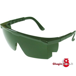 OCCHIALI DI PROTEZIONE; LENTE VERDE 3387EL OCCHIALI DI PROTEZIONE protection glasses Prod. SCU