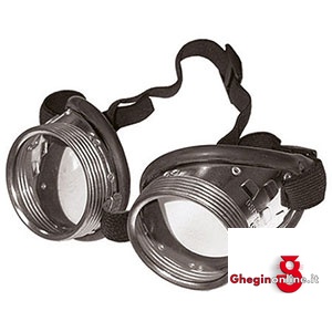 OCCHIALI DI PROTEZIONE; MONTATURA IN ALLUMINIO,BORDATURA DI PLASTICA; LENTI INCOLORI IN CARBOROCK 3388N OCCHIALI DI PROTEZIONE protection glasses Prod. SCU