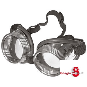 OCCHIALI DI PROTEZIONE; MONTATURA IN ALLUMINIO,BORDATURA PLASTICA; LENTI INCOLORI IN VETRO TEMPRATO 3388P OCCHIALI DI PROTEZIONE protection glasses Prod. SCU