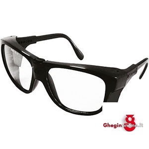 OCCHIALI DI PROTEZIONE CON STANGHETTE REGOLABILI E LENTI SAGOMATE; CON LENTI IN VETRO INCOLORI 3396AV OCCHIALI DI PROTEZIONE protection glasses Prod. SCU