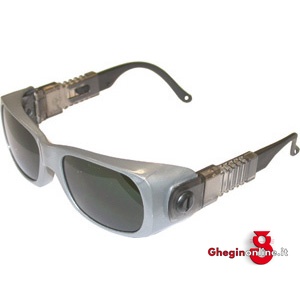 OCCHIALI DI PROTEZIONE TIPO CON LENTI SAGOMATE; LENTI VERDI DIN 5 3397L OCCHIALI DI PROTEZIONE protection glasses Prod. SCU