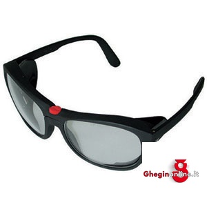 OCCHIALI DI PROTEZIONE TIPO CON STANGHETTE E LENTI SAGOMATE; LENTI INCOLORI IN POLICARBONATO 3397M OCCHIALI DI PROTEZIONE protection glasses Prod. SCU