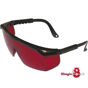 OCCHIALI DI PROTEZIONE CON LENTI ROSSE 3397VA OCCHIALI PROT. x LASER protection glasses Prod. SCU