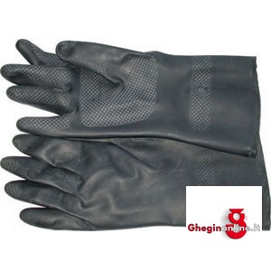 GUANTI DI PROTEZIONE IN LATTICE NATURALE, FLOCCATO INTERNAMENTE; UNICA TAGLIA (8 1/2-9) 3399B GUANTI DI PROTEZIONE gloves Prod. SCU