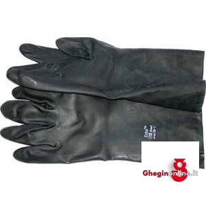 GUANTI DI PROTEZIONE IN LATTICE NATURALE, FLOCCATO INTERNAMENTE; UNICA TAGLIA (9 1/2-10) 3399C GUANTI DI PROTEZIONE gloves Prod. SCU