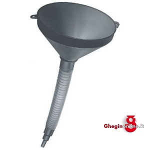 IMBUTI IN POLIETILENE TIPO CON PROLUNGA FLESSIBILE E TERMINALE A GRADINI PER BENZINA VERDE 3403S IMBUTI IN POLIETILENE funnels Prod. SCU