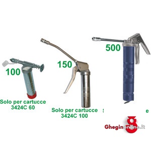 COMPRESSORI A LEVA PER GRASSAGGIO 3423GC 500 COMPR.LEVAxGRASSAGGIO high pressure lever grease guns Orig. Samoa-Hallbauer