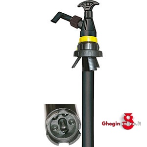POMPE A STANTUFFO PER TRAVASO PRODOTTI CHIMICI FORTI 3428GDA POMPE TR.PROD.CHIMICI barrel chemical pumps Orig. Samoa-Hallbauer