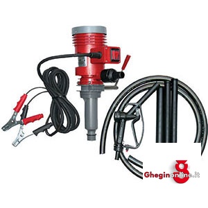 ELETTRO-POMPE PER TRAVASO A BATTERIA PER GASOLIO E NAFTA 3428P ELETTRO-POMPExTRAVASO electro barrel pumps Prod. SCU