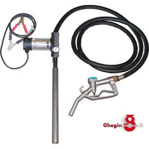 ELETTRO-POMPE PER TRAVASO A BATTERIA PER GASOLIO E NAFTA 3428R ELETTRO-POMPExTRAVASO electro barrel pumps Prod. SCU