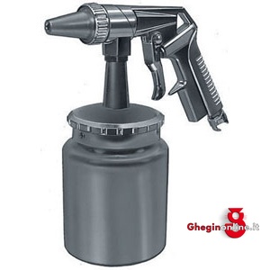 PISTOLE PER SABBIARE CORPO IN OTTONE NICHELATO 3435S PISTOLE x SABBIARE sand blasting guns Prod. SCU