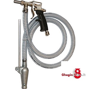 PISTOLE PER SABBIARE CORPO IN OTTONE NICHELATO 3436R PISTOLE x SABBIARE sand blasting guns Prod. SCU