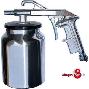 PISTOLE PER VERNICI PESANTI CORPO IN PRESSOFUSIONE DI ALLUMINIO 3437C PISTOLE x VERNICI PES. spray guns for underbody material Prod. SCU
