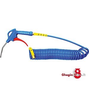 PISTOLE PER ARIA COMPRESSA CON CANNA PIEGATA LUNGH.MM 90 E TUBO M 6 3449AG 6 PISTOLE ARIA COMPRESSA compressed air dusting pistols Prod. SCU