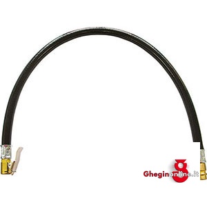 TUBO GOMMA CON TESTINA GONFIAGGIO A LEVA CON MOLLA PER ART. 3460GA 3460GB TUBO GOMMA X 3460GA hand tyre inflator and pressure gauges Orig. Ewo