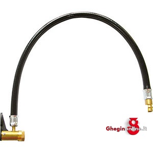 TUBO GOMMA CON TESTINA DI GONFIAGGIO A LEVA A 90° PER ART. 3460GA 3460GC TUBO GOMMA X 3460GA hand tyre inflator and pressure gauges Orig. Ewo
