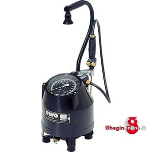 APPARECCHI GONFIAGGIO E CONTROLLO GOMME CON SERBATOIO A PRESSIONE DARIA 3461G APPARECCHI x GOMME portable floor-tyre inflator-tester with air tank and suspension device Orig. Ewo