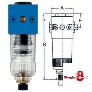 FILTRI ARIA COMPRESSA AIRVISION 3462GA 1/4 FILTRI A.C.'AIRVISION' airvision combination air treatment units Orig. Ewo