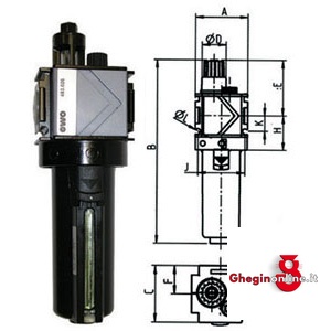 LUBRIFICATORI PER ARIA COMPRESSA VARIOBLOC 3463GV 1 LUBRIF. A.C. VARIOBLOC lubricators Orig. Ewo