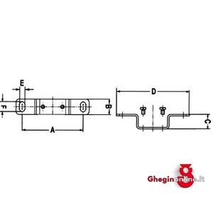 STAFFE A PARETE PER GIUNTI MOD.ULARI COMPATTI VARIOBLOC 3464GRL 1 STAFFE PARETEVARIOBLOC air treatment units Orig. Ewo - immagine 2