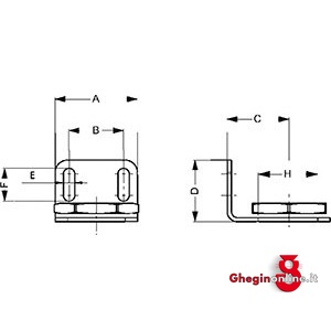 SQUADRETTE PER VARIOBLOC 3464GRT 2 SQUADRETTE X VARIOBLOC air treatment units Orig. Ewo - immagine 2