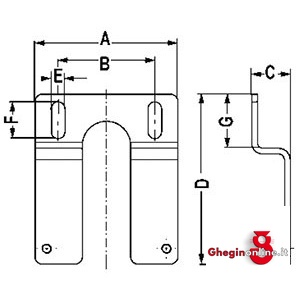 SQUADRETTE PER VARIOBLOC 3464GRV 2 SQUADRETTE X VARIOBLOC air treatment units Orig. Ewo - immagine 2