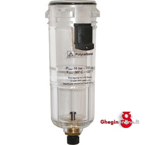 BICCHIERI RICAMBIO VARIOBLOC IN POLICARBONATO PER FILTRI CON VALVOLA MANUALE ATTACCO POLL 1/2-3/4-1 3464GR 2P BICCH.RIC.VARIOBLOC air treatment units Orig. Ewo