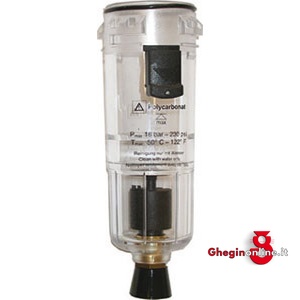 BICCHIERI RICAMBIO VARIOBLOC IN POLICARBONATO PER FILTRI CON VALVOLA AUTOMATICA INTERNA ATTACCO POLL 1/4-3/8 3464GR 3P BICCH.RIC.VARIOBLOC air treatment units Orig. Ewo