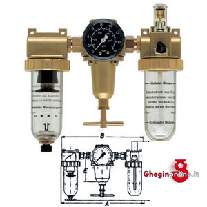 GRUPPI PER ARIA COMPRESSA EWO TOP FILTRO - RIDUTTORE - LUBRIFICATORE 3465G 1.1/2 GRUPPI F-R-L 'EWO top' EWO TOP combination air treatment units Orig. Ewo