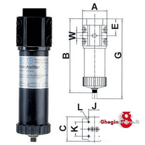 GRUPPI FILTRO AD 1 UNITÀ AL CARBONE ATTIVO EWOBLOC 3473GC 1 GR.FILTRO AD 1 UNITA' spare parts for big air treatment units filtersystem V-M-A Orig. Ewo