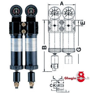 GRUPPI FILTRO AD 2 UNITÀ FILTRO DI CELLULOSA + FILTRO AL SILICATO DI BORO EWOBLOC 3473GE 1 GR.FILTRO AD 2 UNITA' spare parts for big air treatment units filtersystem V-M-A Orig. Ewo