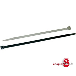 FASCETTE DI CABLAGGIO IN NYLON LARGH. MM 2,5 3473H 100B FASC.DI CAB.(cf.100pz) cable ties Prod. SCU