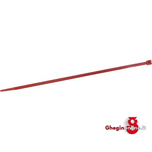 FASCETTE DI CABLAGGIO IN NYLON X ALTE TEMPERATURE - ROSSO RUBINO - LARGHEZZA MM 7,6 3473PVZ FASC.DI CAB.(cf.100pz) coloured cable ties Prod. SCU