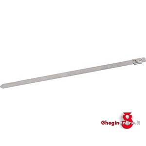FASCETTE DI CABLAGGIO IN INOX LARGH. MM 7,9 3473ZF 1067 FASC.CAB.INOX(cf100pz) inox cable ties Prod. SCU