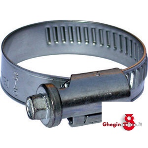 FASCETTE STRINGITUBI A VITE IN ACCIAIO INOX; LARGH. MM 12 INOX 3474FN 180 200 FASCETTE STRINGITUBO hose clamps Prod. SCU