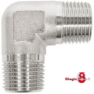 RACCORDI DI LINEA ANGOLARE FILETTATURA ESTERNA 3475AC 1/2 RACCORDI DI LINEA compressed air accessories Prod. SCU
