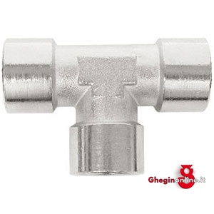 RACCORDI DI LINEA TIPO A T FILETTATURE 3 INTERNE 3475BT 1/2 RACCORDI DI LINEA compressed air accessories Prod. SCU