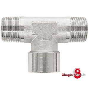 RACCORDI DI LINEA TIPO A T FILETTATURE 2 ESTERNE E 1 INTERNA 3475BV 1/2 RACCORDI DI LINEA compressed air accessories Prod. SCU