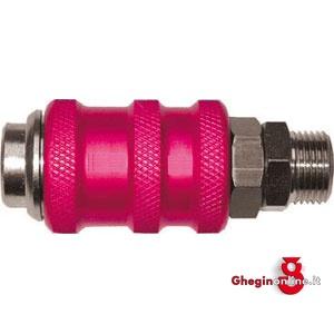 RUBINETTI RAPIDI CON SISTEMA DI SICUREZZA; FILETTATURA ESTERNA 3478S 1/2 RUBINETTI RAP+PORTAG. compressed air accessories Prod. SCU