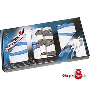 ASSORTIMENTI 3 PINZE E TRONCHESI LACCATI NERI 347GA ASS. PINZE E TRONCHESI pliers and cutters sets Orig. Gedore