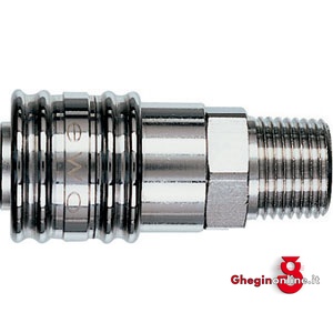 RUBINETTI RAPIDI PER INNESTI CON FILETTATURA ESTERNA 3480GP 1/2 RUBINETTI RAP.xINNESTI compressed air accessories Orig. Ewo