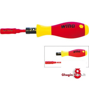 IMPUGNATURE DINAMOMETRICHE SENZA LAME 350GA 8 IMP.DINAMOM.VDE S/LAME insulated and officially controlled tools under voltage-VDE Prod. SCU - Orig. Wiha