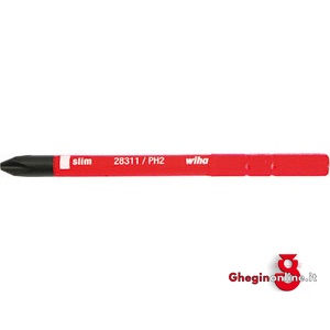 LAME PER IMPUGNATURE DINAMOMETRICHE 350 GA PUNTA A CROCE PH 350GC 2 LAME VDE X IMP.DINAM. insulated and officially controlled tools under voltage-VDE Prod. SCU - Orig. Wiha