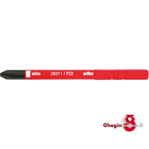 LAME PER IMPUGNATURE DINAMOMETRICHE 350 GA PUNTA A CROCE PZ 350GE 2 LAME VDE X IMP.DINAM. insulated and officially controlled tools under voltage-VDE Prod. SCU - Orig. Wiha