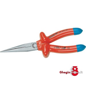 PINZE BECCHI MEZZOTONDI DIRITTI VDE 352GE 200 PINZE BECCHI 1/2TONDI insulated and officially controlled tools under voltage-VDE Orig. Gedore