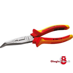 PINZE BECCHI MEZZOTONDI CURVI VDE 352GLE PINZE BECCHI 1/2TONDI insulated and officially controlled tools under voltage-VDE Orig. Gedore